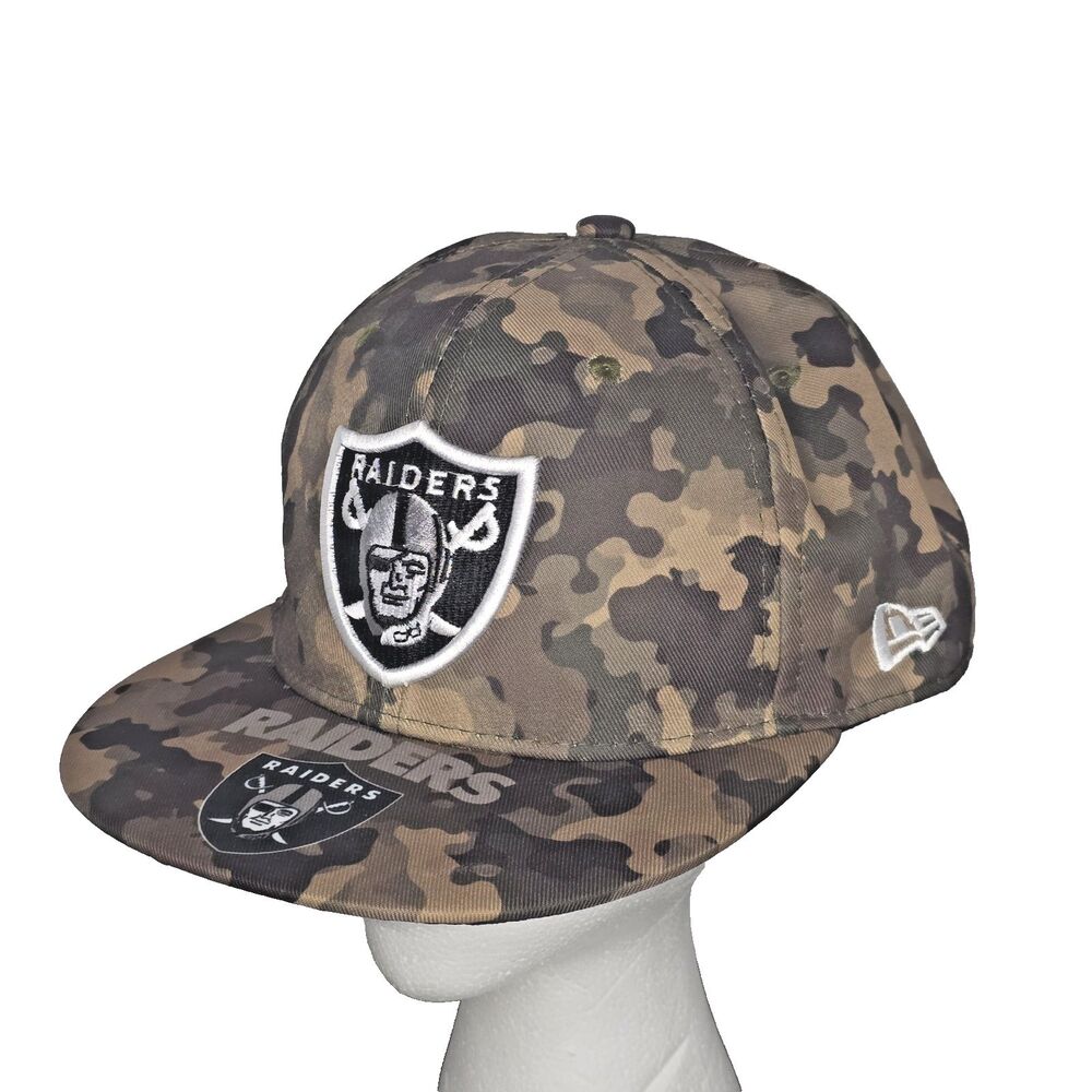 New Era Las Vegas Raiders 9FIFTY Camo Snapback Hat Adjustable NFL Cap